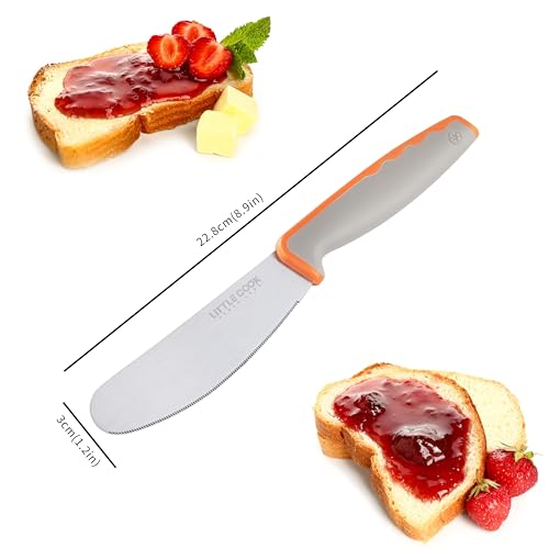 Stainless Steel Butter Spreader Knife - 4.7 Inch Ergonomic Design