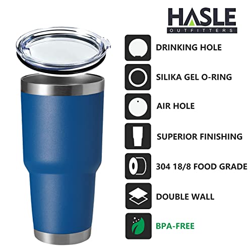 HASLE OUTFITTERS 30oz Double Wall Vacuum Insulated Stainless Steel Travel Mug - Dark Blue