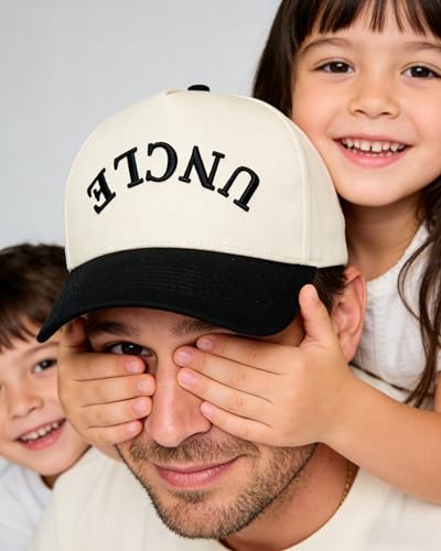 Upside Down Uncle Hat Black One Size - Pregnancy Announcement & Birthday Gift
