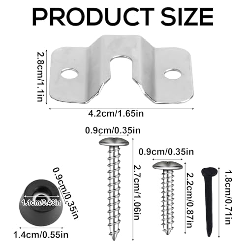 Dartboard Mounting Bracket Kit - Durable Wall Holder Set