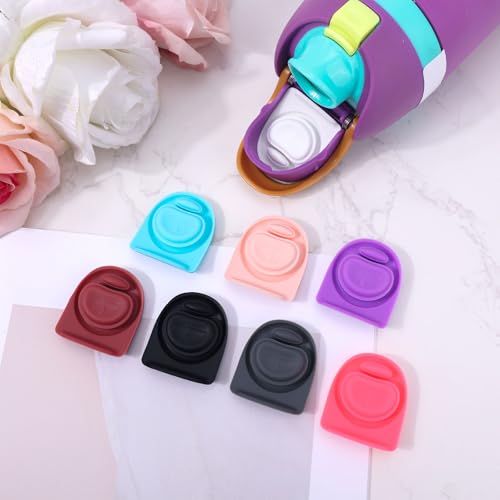 8-Pack Silicone Bottle Stoppers for Owala FreeSip - 8 Colors