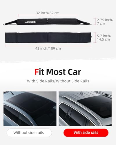 Universal Soft Roof Rack Pads for Kayaks & Surfboards