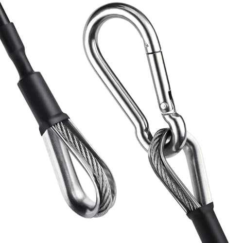 TOBWOLF 2-Pack 39-Inch Cable Machine Extension Cables for Home Gym Workout
