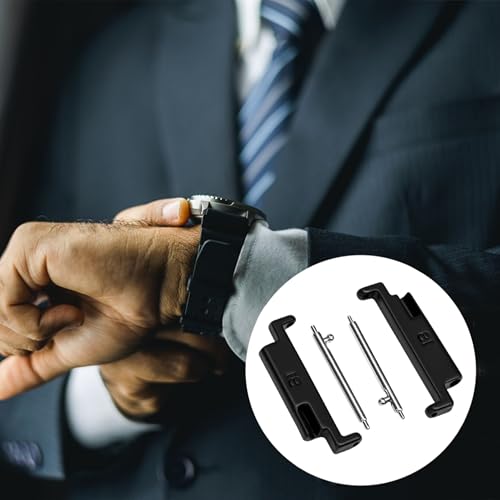 Universal Stainless Steel Smartwatch Band Adapter - 18mm, 20mm, 22mm