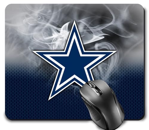 Football Sports Gaming Mouse Pad - Non-Slip Rubber Base, 9.8x8in