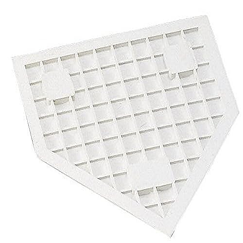 Heavy-Duty Rubber Home Plate - Waffle Bottom, Non-Slip Design