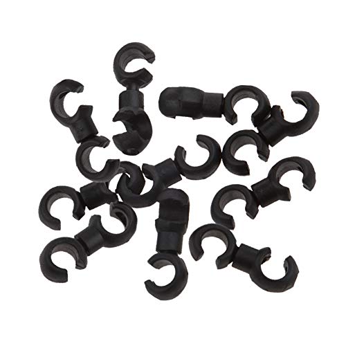 10 Pcs Bike Cable S-Hook Clips - Rotatable Bicycle Brake & Shift Cable Organizer