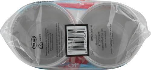 Clear Plastic Cups, 9 oz, 40-Count Pack - Durable Drinkware