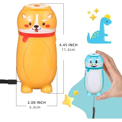 8 Pack Small Mini LED Flashlights for Kids Cute Animal AAA Flashlight Bulk- 2 in 1 Lantern Flashlight - Christmas Gifts Stocking Stuffers for Camping for Girls Boys Toddlers Halloween Gifts