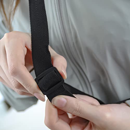 Water Bottle Carrier Bag - 2PCS with Strap and Pocket - Small Black