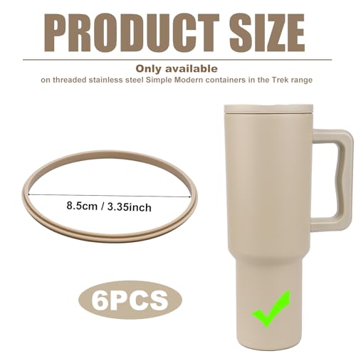 Replacement Gaskets for Simple Modern 40 oz Tumbler - 3 Pack