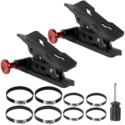 Quick Release Fire Extinguisher Mounts - 2-Pack Car Fire Extinguisher Holder Brackets for Vehicle Jeep Wrangler JT, TJ, JL, JKU, UTV, Polaris RZR, Ranger, Can-Am X3, Yamaha ? Corrosion-Resistant