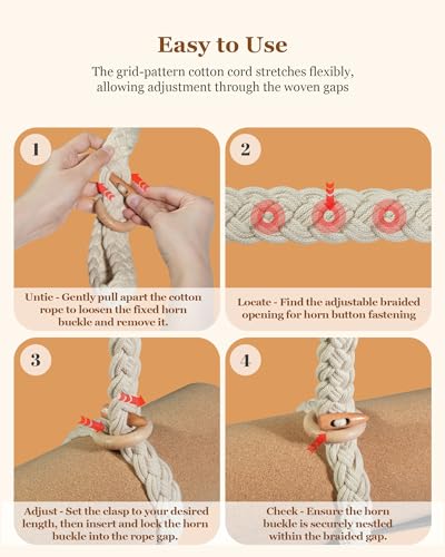 Boho Yoga Mat Strap - Adjustable Macrame Carrier with Beads
