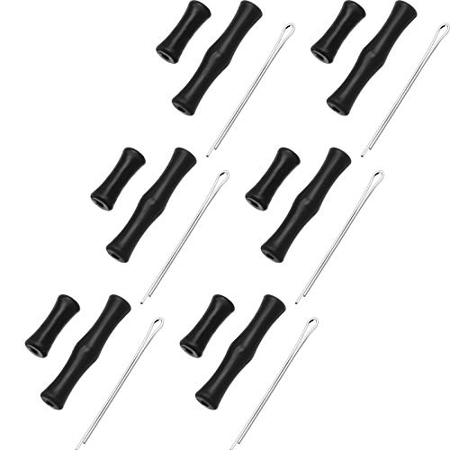 Bowstring Finger Guards - 6 Sets Archery Protector - Black