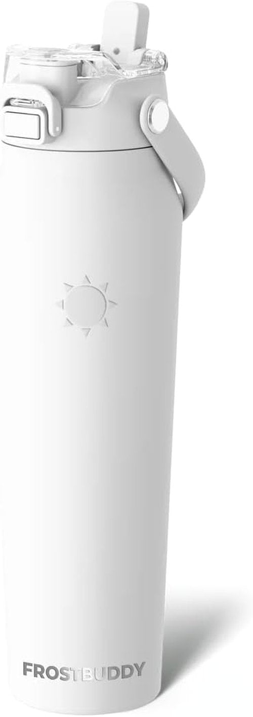 Frost Buddy 32oz Insulated Water Bottle - Leak-Proof Stainless Steel | 24-Hour Cold Retention | Perfect for Gym & Travel