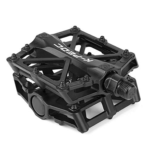 Universal Lightweight Aluminum Bike Pedals - Anti-Skid Black