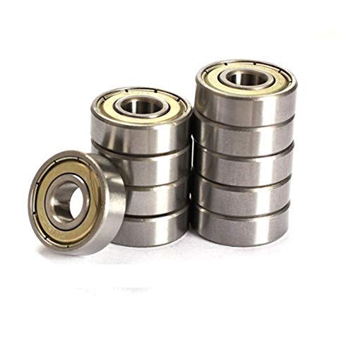 608ZZ Miniature Ball Bearings - 8mm x 22mm x 7mm - 10 Pack