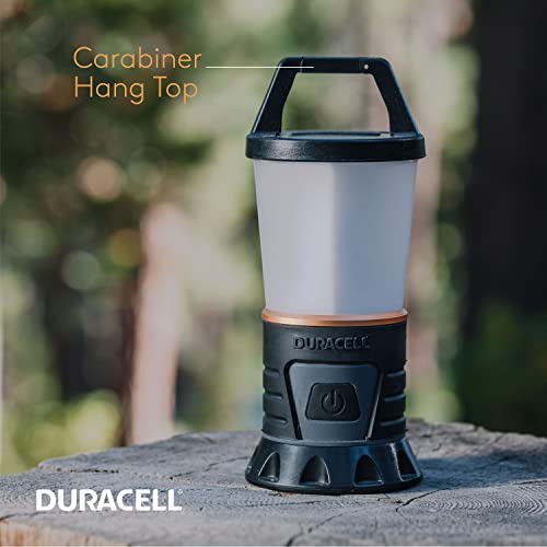 Duracell 600 Lumen LED Lantern with 360¡Æ & 180¡Æ lighting for Camping, Fishing, & Emergency Use - 5 Modes and 3-AA Batteries Included