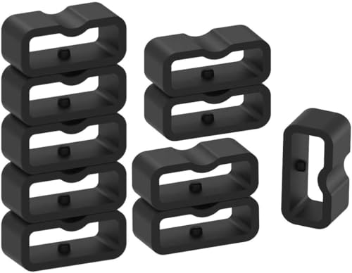 6-Pack Silicone Fastener Rings for Garmin Vivosmart & Vivofit Bands