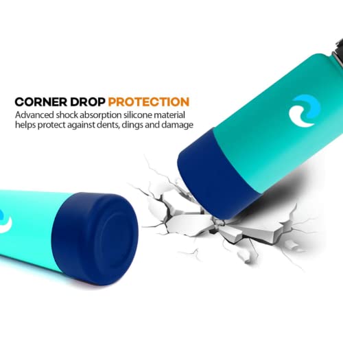 Silicone Boot for Hydro Flask 12-24 oz Bottles - Dark Blue