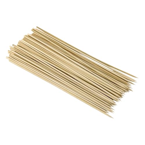 12-Inch Bamboo Skewers - 100 Count for Grilling & Crafts
