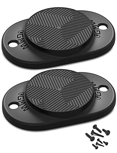 Gun Magnet - 30 lbs Magnetic Mount, Rubber Coated Holder - Black