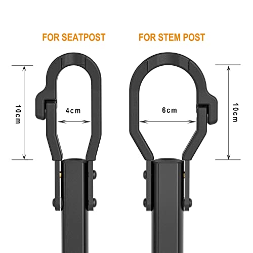 Adjustable Bike Crossbar Adapter for Low-Step Bikes - 1 PC