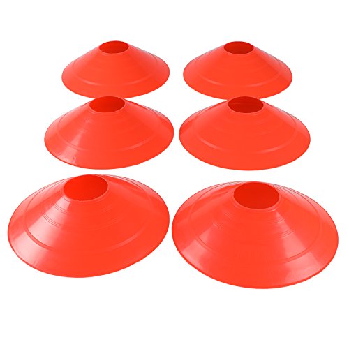 Agility Training Cones - 20 Pack for Soccer, Basketball & Football