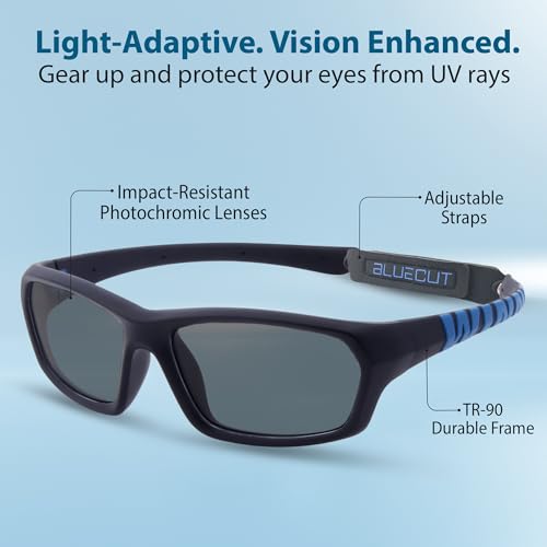 Photochromic Sports Protection Goggles - Black/Photochromic