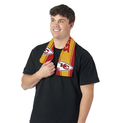 Kansas City Chiefs Cooling Towel - Instant Relief 12 x 31.5 Inches