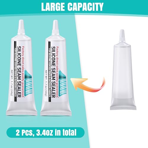 Waterproof Tent Seam Sealer - Fast Dry, Clear, 100ml