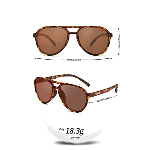 Polarized Aviator Sunglasses for Men & Women - UV400 Protection