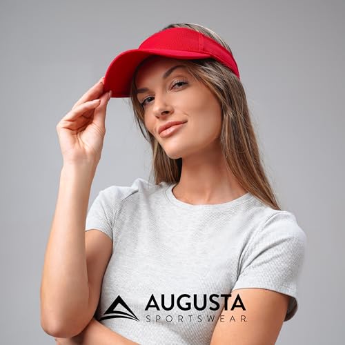 Athletic Mesh Visor for Women - One Size White Sun Hat