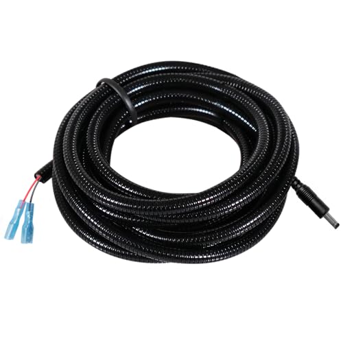 79-inch Chew-Resistant Trail Camera Power Cable - 5.5x2.1mm End-Spade