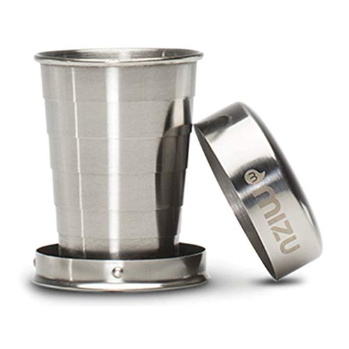 Collapsible Shot Glass - 2 oz Stainless Steel - BPA Free