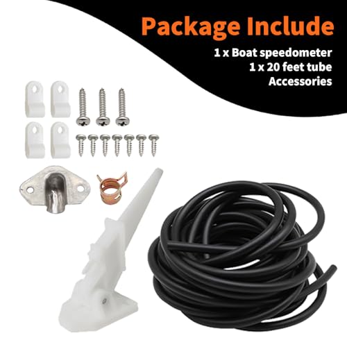 Boat Speedometer Pitot Kit - 80 MPH Automatic Tube Assembly