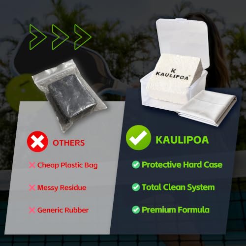 2-Pack Carbon Fiber Pickleball Paddle Cleaning Kit