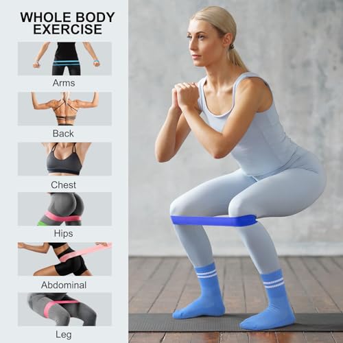 Pilates Ball Set with Resistance Bands & Grip Socks - Blue