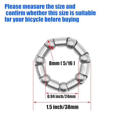 Bicycle Ball Bearings - 4pcs 8mm Crank Bearing Retainers