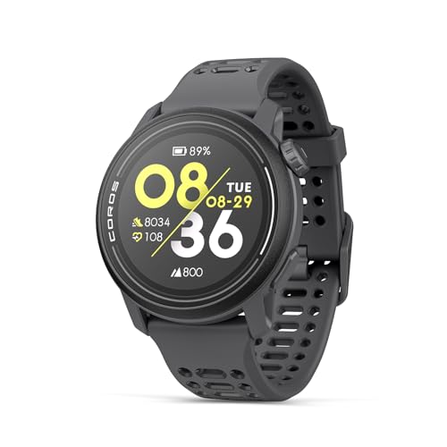 GPS Sport Watch for Running & Cycling - Black Silicone