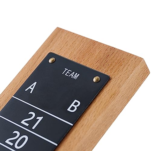 Magnetic Cornhole Scoreboard on Beech Board - 17" H x 2.75" W
