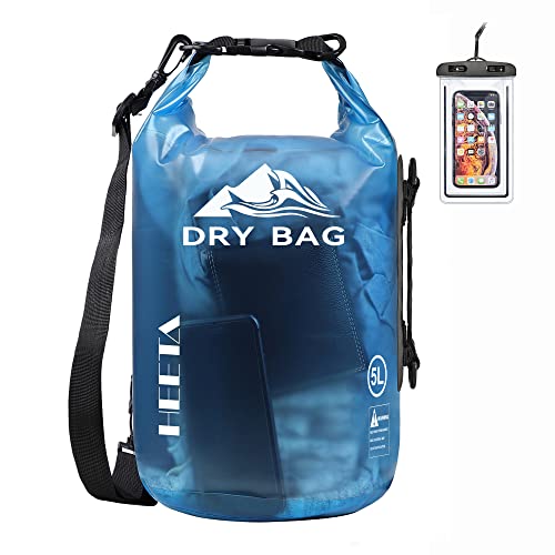 Waterproof Dry Bag Backpack with Phone Case - 5L to 40L Sizes