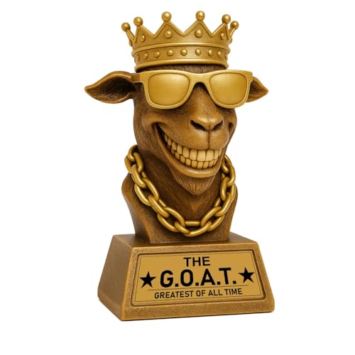 7 Inch Goat Trophy Award – Funny Fantasy Football Champion Gift