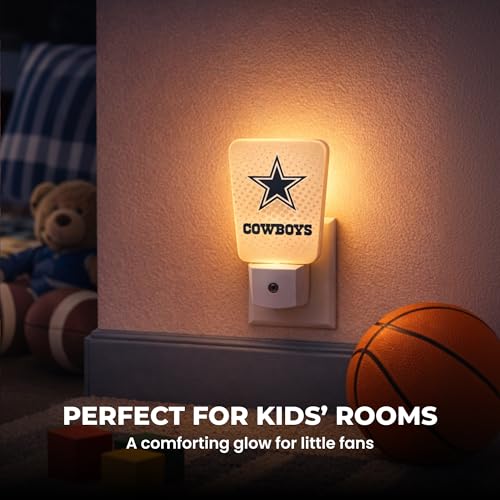 NFL Buffalo Bills LED Night Light with Auto-Sensor & 3 Settings
