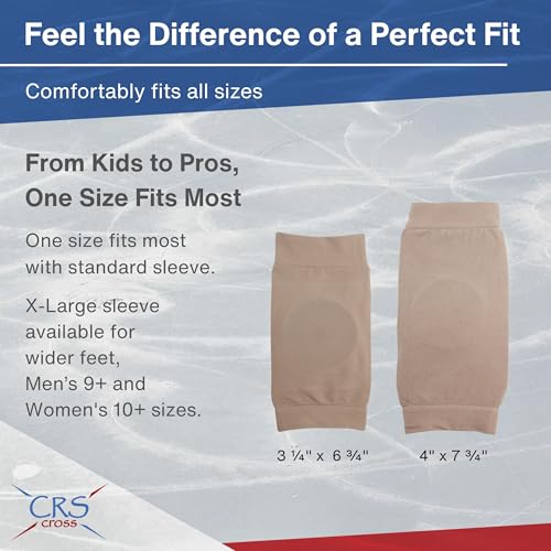 Ankle Malleolar Gel Sleeves - One Size Fits Most, 1 Pair