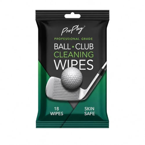 ProPlay Ball & Club Cleaning Wipes 1 Count Pack – Unscented, Resealable