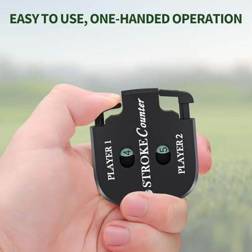 Mini Golf Stroke Counter Clicker - 2PCS Dual Dial Scorekeeper