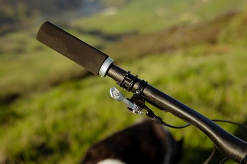 Wolf Tooth Lock-On Fat Paw Mountain Bike Handlebar Grips Black - Silicone Foam, Vibration Damping