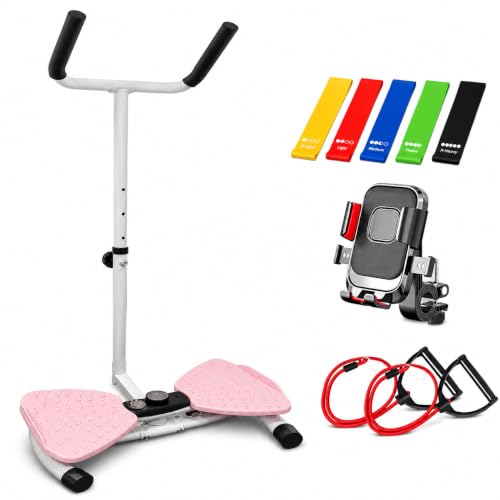 Twist Board Exercise Equipment with LCD Display & Handlebar Set