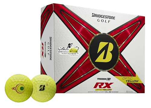 Bridgestone Golf Tour B RX Yellow Golf Balls | Increased Distance & Control
